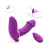 Smart Heating Wearable Vibrator Butterfly Clitoral Vibrator Double Vibrator 7 Different Modes(Two colors: purple/pink will be shipped randomly)